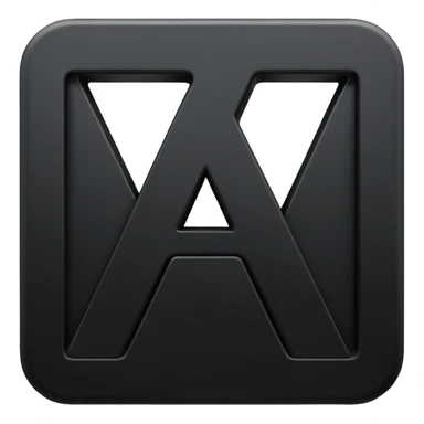 ATX  Block letters sticker