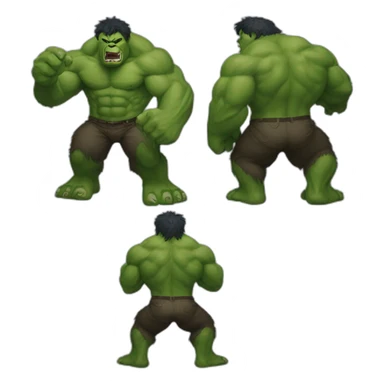 hulk werebear sticker