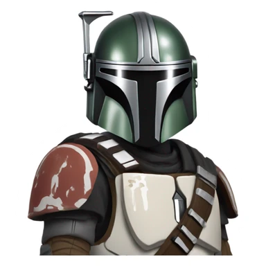 Santander mandalorian sticker