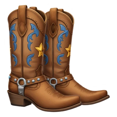 cowboy boots emoji sticker