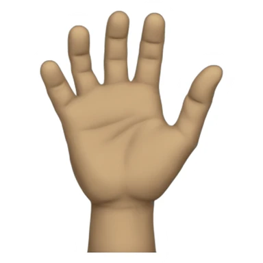 vulcan hand greeting sticker