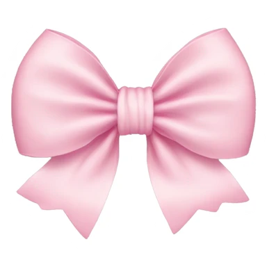 Light pink bow sticker