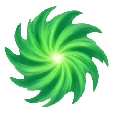 green vortex  sticker