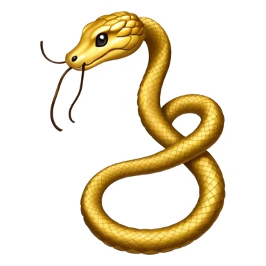 Poop glitter rattlesnake whip sticker