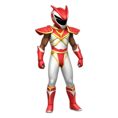 dragon power ranger full body sticker