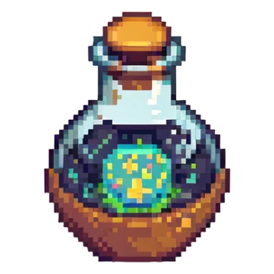 Magic potion bottle sticker