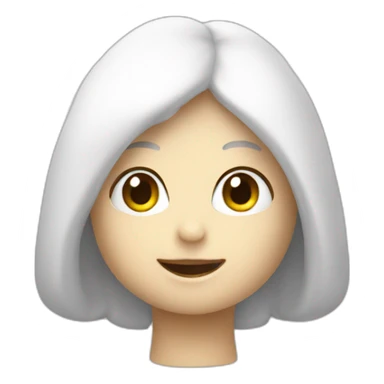 doudou blanc sticker