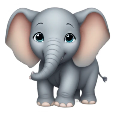 chubby-baby-elephant sticker