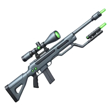 alien sniper rifle sticker