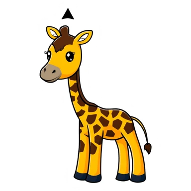 giraffe sticker