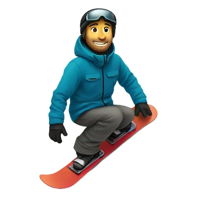 white man snowboard sticker