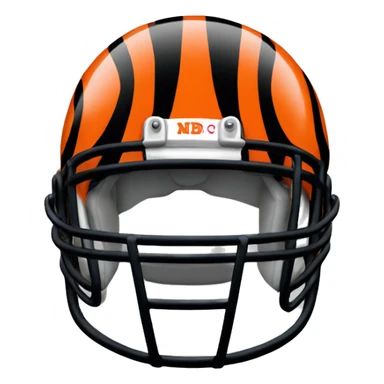 Bengals helmet sticker