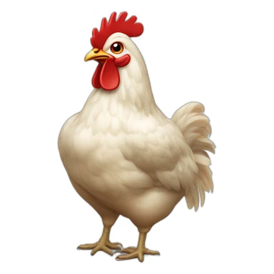 Poulet avec kalaschnikov sticker
