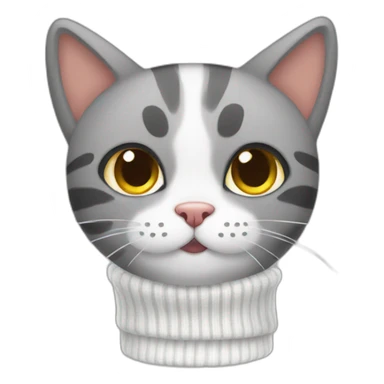 cat in socks sticker