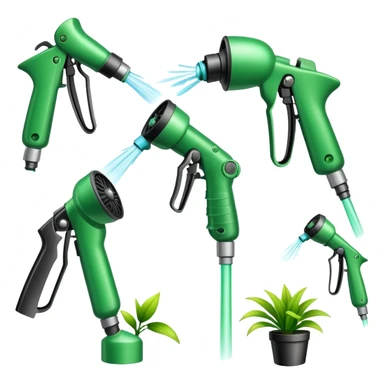 Spray automatic nozzles for plants sticker