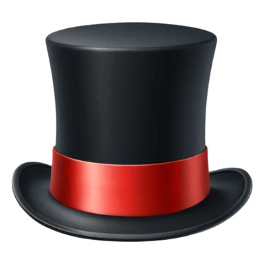monopoly top hat sticker