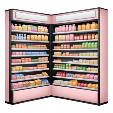 Light pink grocery store sticker