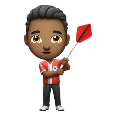 Darts player  sticker