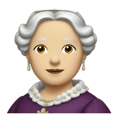 Queen Victoria sticker