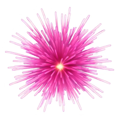 pink firework sticker