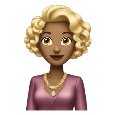 Lv Fancy woman sticker