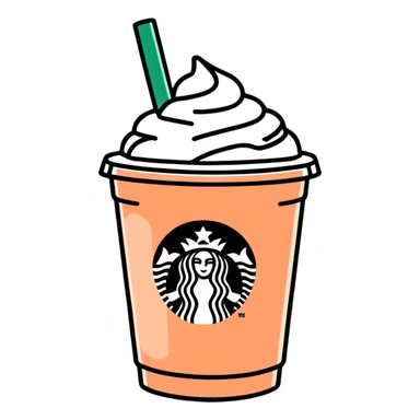 Starbucks summer drink sticker