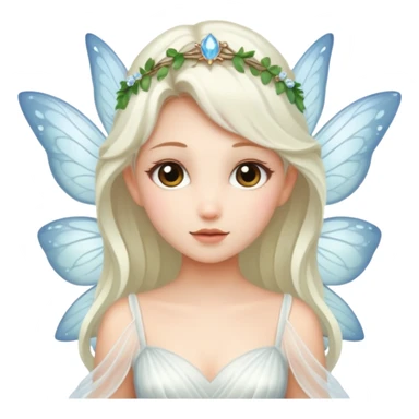 fairy wearing white ethereal sticker