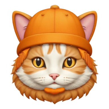 A cat ave hat sticker
