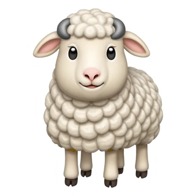sheep standing sticker