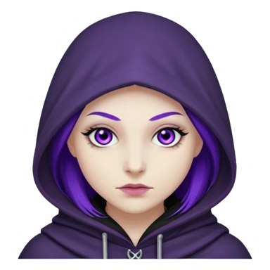 dc raven hooded sticker