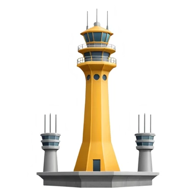 air traffic control tower sticker
