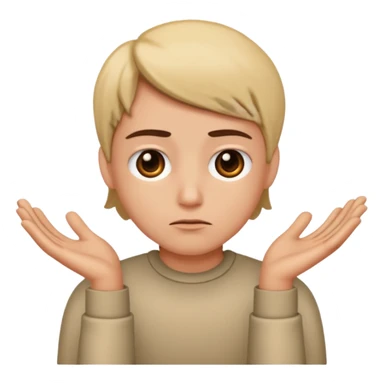 Alguien pensando y resumiendo sticker