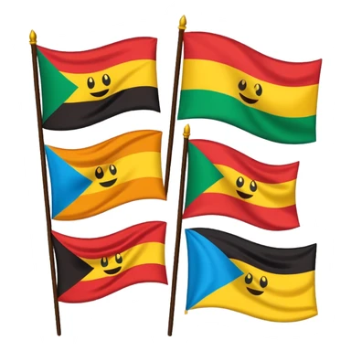Gitan drapeaux emojis  sticker