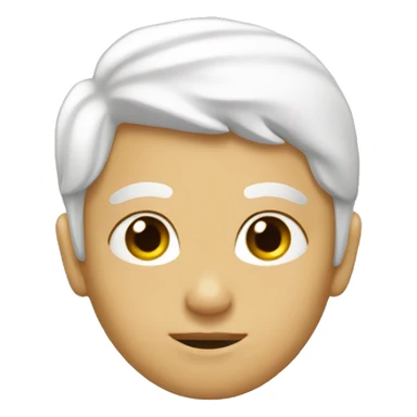 Poudre blanche sticker