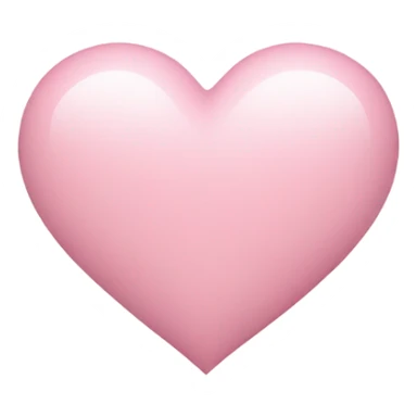 Heart in baby pink sticker