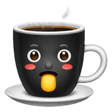 Bad coffee / sad coffee sticker