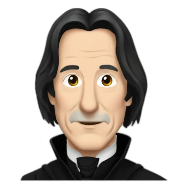 elegant severus snape alan rickman sticker