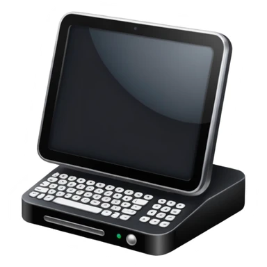 Serveur Informatique noir  sticker