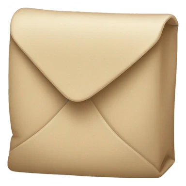 beige letter sticker