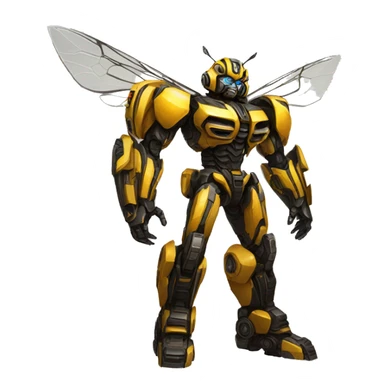 bumblebee transformers fullbody sticker
