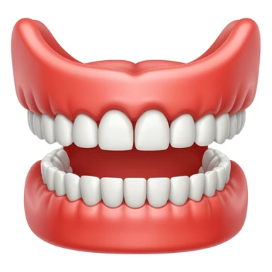 Denture cute  sticker