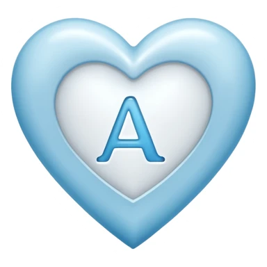 Beyaz kalp içerisininde Aharfi sticker