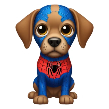 DOG in full SPIDER MAN sticker