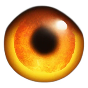 tower with a big fire Sauron eye on it sticker