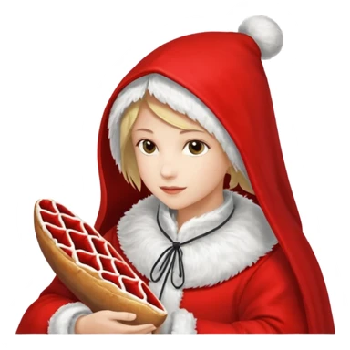 Дед мороз на санях с оленями sticker