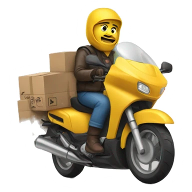 Moto delivery sticker