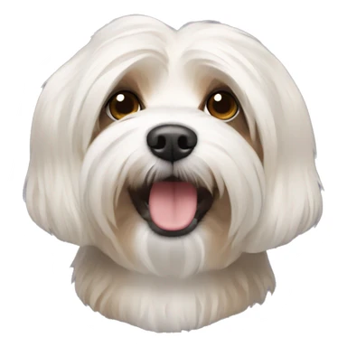 havanese dog emoji sticker