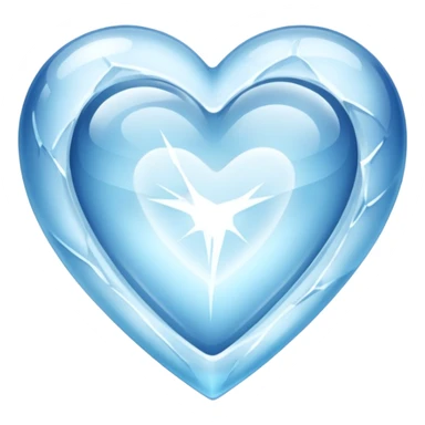 Corazón de hielo sticker