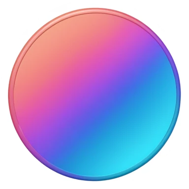 
coin color in in gradient of turquoise, blue, pink, purple, and coral
Rotate coin 35 degree   sticker