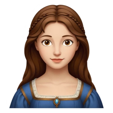 Renaissnace Mona Lisa painting sticker